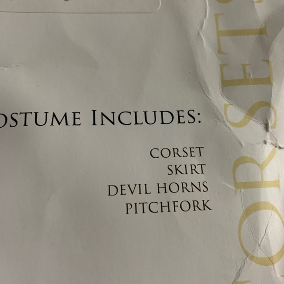 Daisy corsets womens Top Drawer 4 Pc Sequin Devil Corset Costume - Picture 12 of 16